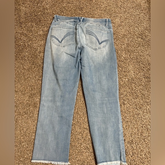 Democracy Light Blue Straight Leg Jeans - Picture 2 of 5